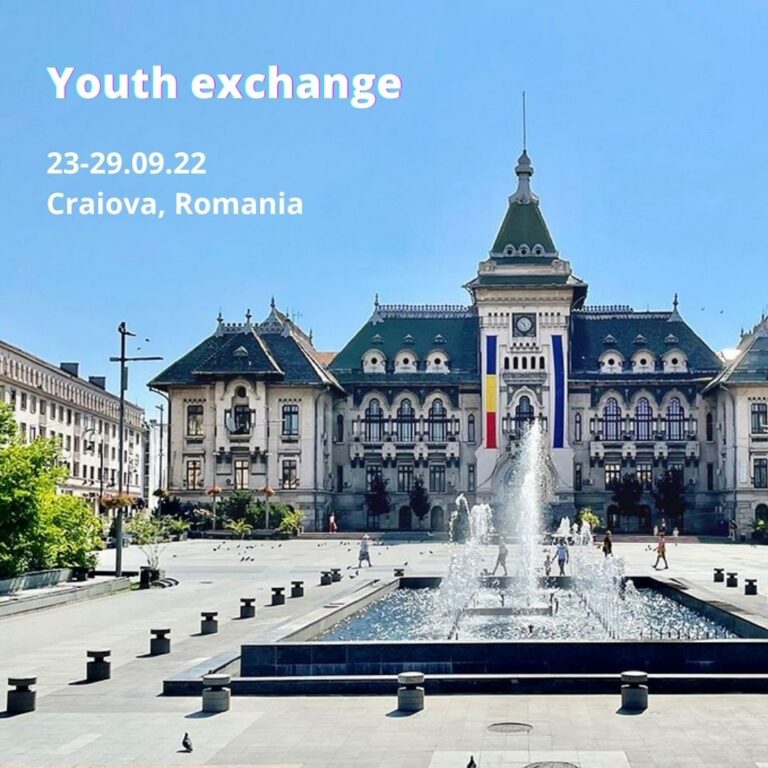 Молодіжний обмін у Румунії! 23 – 29 вересня в Craiova, Romania